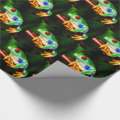 Frosch 1 Wrapping Paper Geschenkpapier (Ecke)