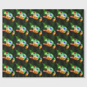 Frosch 1 Wrapping Paper Geschenkpapier (Flach)