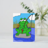 Frosch-29 Postkarte (Stehend Vorderseite)