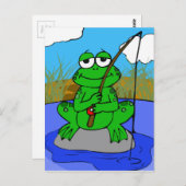 Frosch-29 Postkarte (Vorne/Hinten)