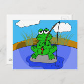 Frosch-29 Postkarte (Vorne/Hinten)