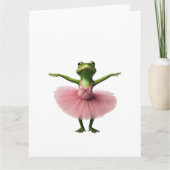 Frosch 2 Ballerina, Frosch, Tänzer, Toad, Ai gener Karte (Vorderseite)