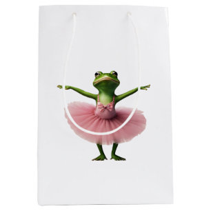 Frosch 2 Ballerina, Frosch, Tänzer, Toad, Ai gener Mittlere Geschenktüte