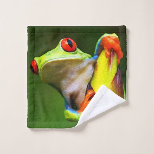 Frosch 2 Handtuch Set (Waschlappen)