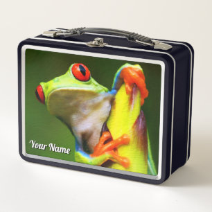 Frosch 2 Mittagsschachtel Metall Brotdose