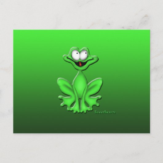 Frosch 2 postkarte (Vorderseite)