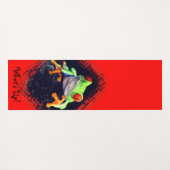 Frosch 3 eingefaßt yogamatte (Rückseite (Horizontal))