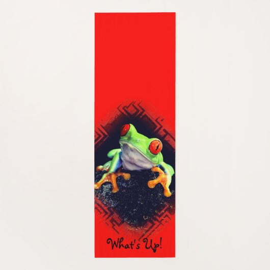 Frosch 3 eingefaßt yogamatte (Rückseite)