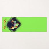 Frosch 3 eingefaßt yogamatte (Vorderseite (Horizontal))