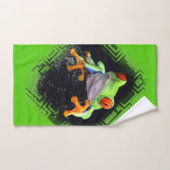 Frosch 3 fasste Tuch-Set ein Badhandtuch Set (Handtuch)