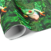 Frosch 4 Wrapping Paper Geschenkpapier (Rolleneckpunkt)