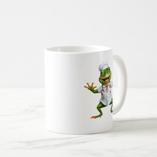 Frosch 5 Krankenschwester, Frosch, Medik, Toad, Ai Kaffeetasse (VorderseiteRechts)