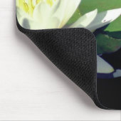 Frosch Admiring Lotus Water Lily Blume Mousepad (Ecke)