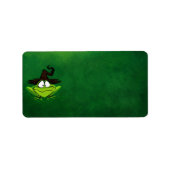 Frosch Adressaufkleber (Vorne)