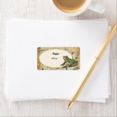 Frosch Adressaufkleber (Insitu)