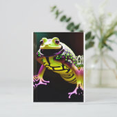 Frosch alles postkarte (Stehend Vorderseite)