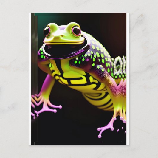Frosch alles postkarte (Vorderseite)