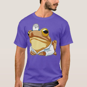 Frosch als Doktor mit Doctor-Mantel T-Shirt