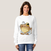 Frosch als Doktor mit Doctor's Coat Sweatshirt (Vorne ganz)