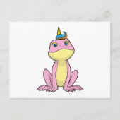 Frosch als Einhorn Postkarte (Vorderseite)