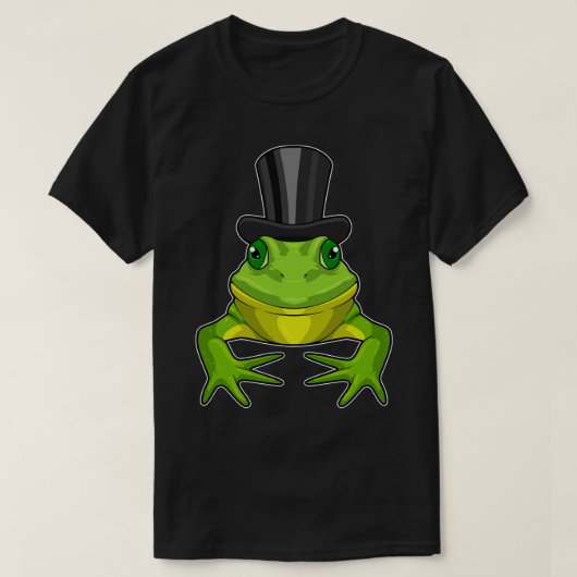 Frosch als Gentleman mit Top Hat (Design vorne)