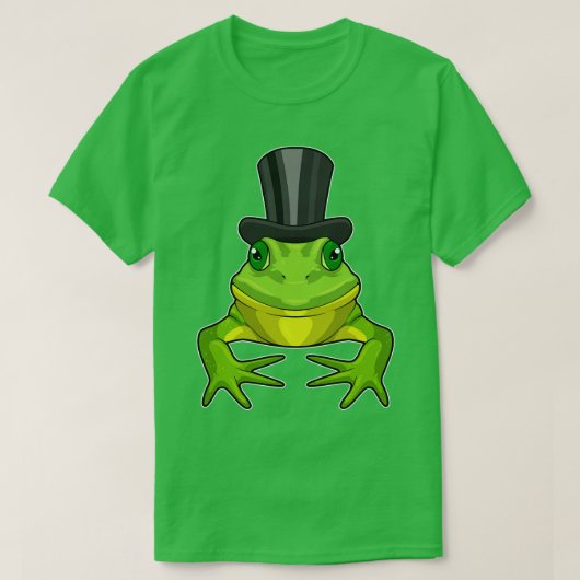 Frosch als Gentleman mit Top Hut (Design vorne)