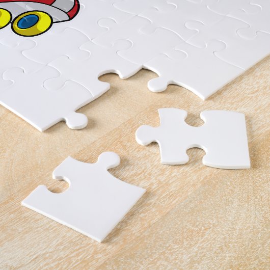 Frosch als Inline-Skater mit Roller-Skaten Puzzle (Seite)