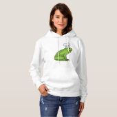 Frosch als Koch mit Koch Hut Hoodie (Vorne ganz)