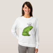 Frosch als Koch mit Koch Hut T-Shirt (Vorne ganz)
