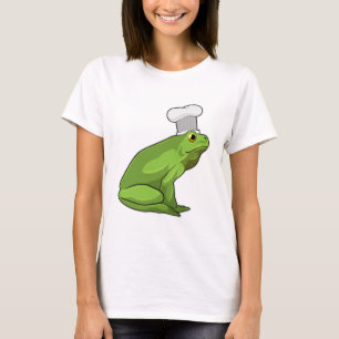 Frosch als Koch mit Koch Hut T-Shirt