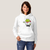 Frosch als Koch mit Platter Hoodie (Vorne ganz)