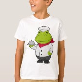 Frosch als Koch mit Platter T-Shirt (Vorderseite)
