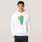 Frosch als Krankenschwester mit Medizin und Stetho Hoodie (Vorne ganz)