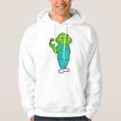 Frosch als Krankenschwester mit Medizin und Stetho Hoodie (Vorderseite)