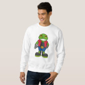 Frosch als Mechanik mit Spanner Sweatshirt (Vorne ganz)