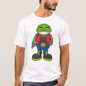 Frosch als Mechanik mit Spanner T-Shirt (Vorderseite)