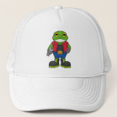 Frosch als Mechanik mit Spanner Truckerkappe (Vorderseite)