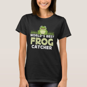 Frosch Amphibien Exotic Animal Frosch Hunter Tadpo T-Shirt