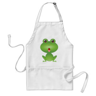 Frosch Amphibienfrösche Niedlicher Cartoon Tier Schürze