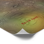 Frosch an der Hohle Poster (Ecke)