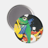 Frosch an der Ostküste Magnet (Vorderseite/Rückseite)