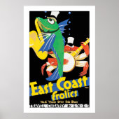 Frosch an der Ostküste Poster (Vorne)