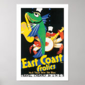 Frosch an der Ostküste Poster (Vorne)