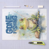 Frosch Aquarellfischerei Seidenpapier (Handwerk)