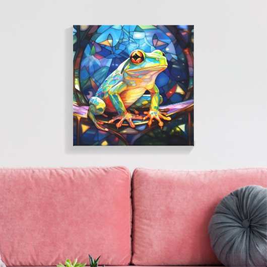 Frosch Art Leinwand Art (Insitu (Wohnzimmer))