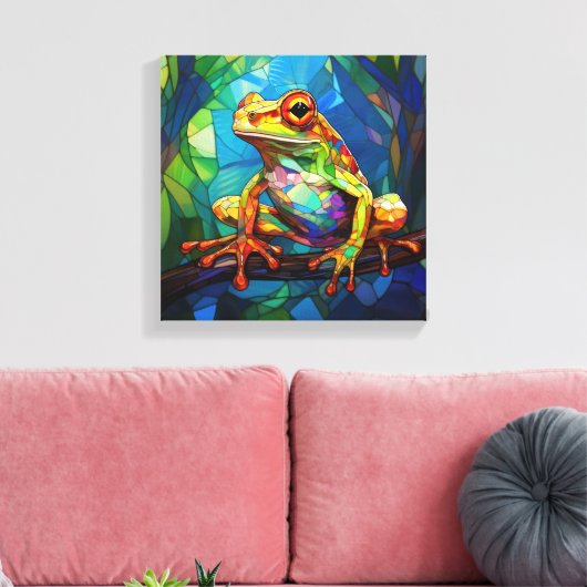 Frosch Art Leinwand Art (Insitu (Wohnzimmer))