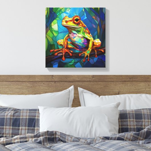 Frosch Art Leinwand Art (Insitu (Schlafzimmer))