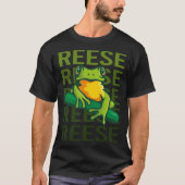 Frosch Art - Reese Name T-Shirt (Vorderseite)