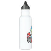 Frosch Astronaut Costume Space Edelstahlflasche (Links)