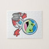 Frosch Astronaut Costume Space Puzzle (Horizontal)